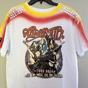 Aerosmith Freeze MAX Tour 2014 Short Sleeve T Shirt Adults Size Medium